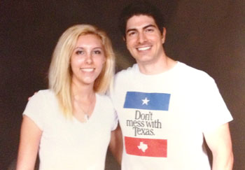 Chelsea Ratterman had to contain herself with her every being when she met heartthrob actor Brandon Routh, also known as 