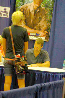 Chelsea meeting actor Colin Ferguson from the hit series 