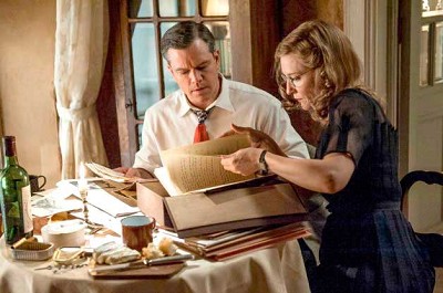 Matt Damon and Cate Blanchet are just two members of the star-studded cast in �The Monuments Men.� (Photo courtesy of Columbia Pictures)