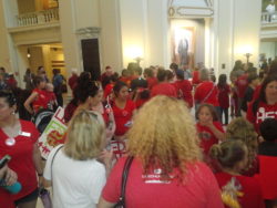 Local legislators address education rally at Capitol, call for action