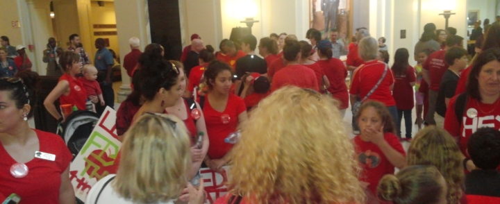Local legislators address education rally at Capitol, call for action