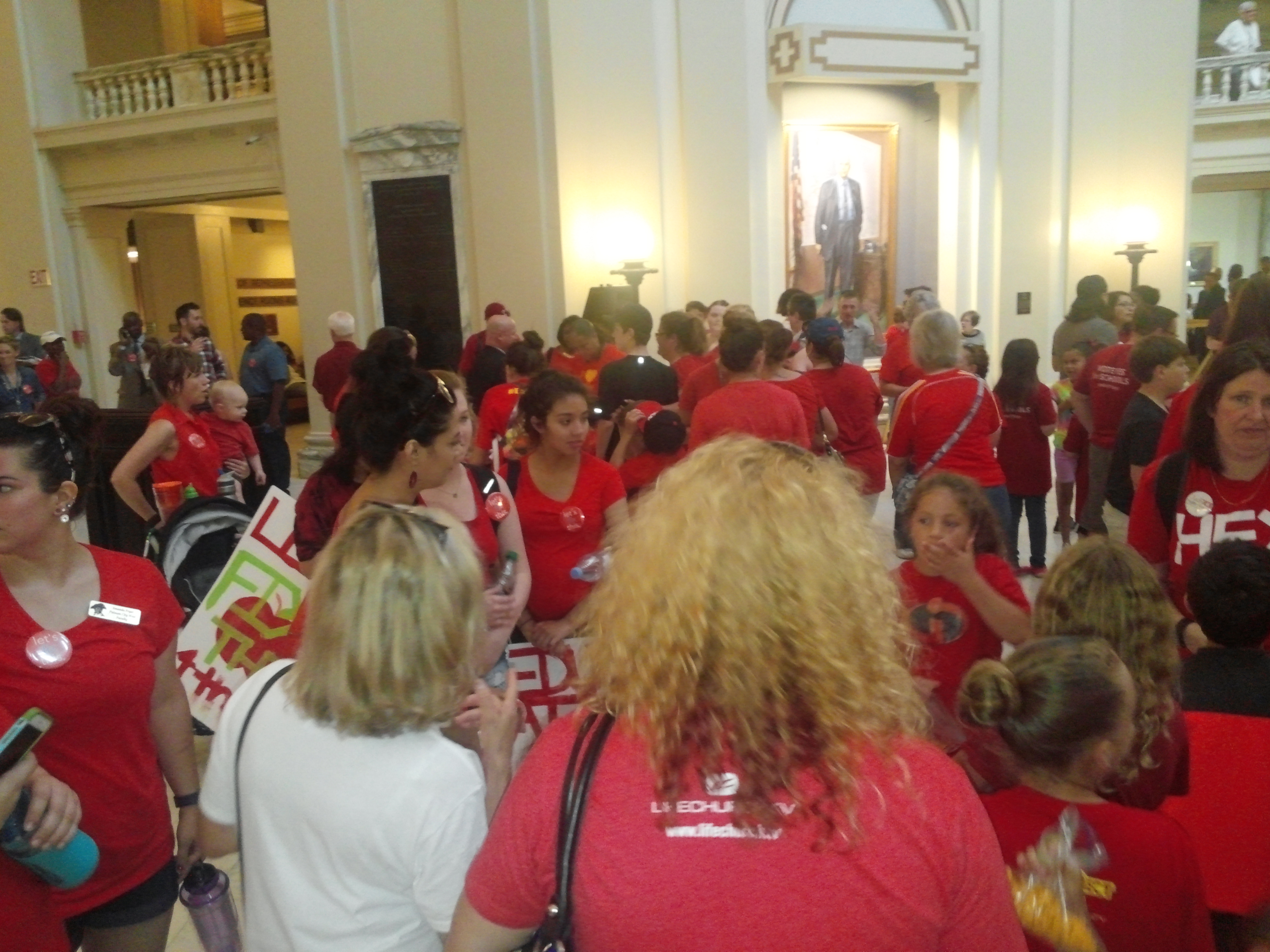 Local legislators address education rally at Capitol, call for action